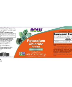 Alternative view of Now Foods: Potassium Chloride Powder Table Salt Substitute, 8 oz (2 pack)