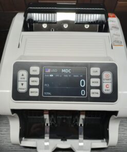 MUNBYN IMC09 Mixed Denomination Money Counter Machine, Value Counting, UV/MG/IR/MT Bill Counter, 3.5" TFT Display Money Counting Machine, USD, EUR, GBP, MXN Cash Counter for Business, 2 Years Warranty 22 61gG9Yrxn4L