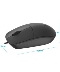 Rapoo N100 Wired Mouse, Black 3-Button USB Wired Computer Mouse for Mac PC 11 61gIBb5bKeL