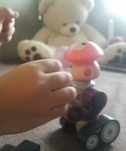 Gifts2U Magnetic Robots, 35PCS Magnetic Blocks Set for Kids with Storage Box, Stacking Robots Toy STEM Educational Playset for Boys and Girls Ages 3-6 Style A 25 61gIZAkcMoL