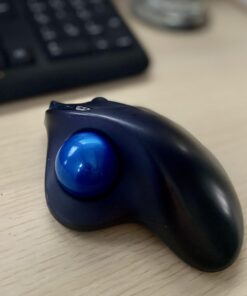 Alternative view of Logitech M570 Wireless Trackball Mouse – Ergonomic Design with Sculpted Right-Hand Shape, Compatible with Apple Mac / Microsoft, USB Unifying Receiver, Dark Gray (Discontinued by Manufacturer)