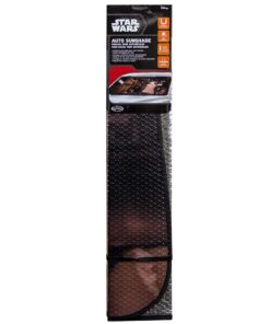 Alternative view of Plasticolor 003848R01 Star Wars Chewbacca Chewie and PORG Accordion Sunshade for Your Auto Car Truck SUV Vehicle - Universal Fit Sunshade