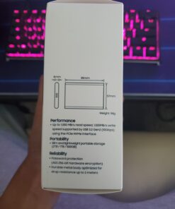 SAMSUNG SSD T7 Portable External Solid State Drive 1TB, Up to USB 3.2 Gen 2, Reliable Storage for Gaming, Students, Professionals, MU-PC1T0H/AM, Blue 1 TB 52 61gJl4F9 FL