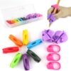 Firesara Pencil Grips, Ergonomic Rainbow Pencil Grips for Kids Handwriting, Pencil Grip Posture Correction Training Writing Aids Claw for Adults Preschoolers Students Special Needs(12Pcs) 62 61gKhCvqkdL