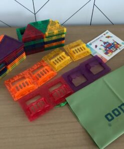 60 PCS Magnetic Building Tiles Kids Toys STEM Magnetic Blocks Sensory Toys Kids Games Magnet Building Toys for Boys and Girls Aged 3+, Kids Brain Development Preschool Kindergarten Toddler Toys 76 61gLjfRJ7oL