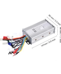 Motor Brushless Controller, Electric Brushless Controller 48V 500W Brushless Motor Sine Controller for Electric Bicycle Scooter 14 61gMoM36XBL