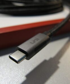 uni 100W USB C to USB C Cable 10ft, USBC to USBC Cable PD Fast Charging Cable, USB C Charger Cable (5A 20V) Compatible with iPhone15/Pro/Plus/ProMax, MacBook Air/Pro, iPad Pro, Samsung Galaxy S23 Grey 1 34 61gNJxc64IL