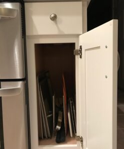 Rev-A-Shelf U-Shaped Wire Tray Divider Bakeware Cookie Sheet Organizer for Wall or Base Kitchen Cabinets for Face Opening of 3.25" Chrome, 596-10CR-52 1 Pack 46 61gNkYJzPQL