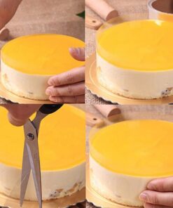 WEFOO 2 Rolls Mousse Cake Collar Transparent Membrane Baking Surrounding Edge Tape Perimeter Decorating Acetate Sheet (8cmx10m/10cmx10m) 11 61gOr1RgrIL 1