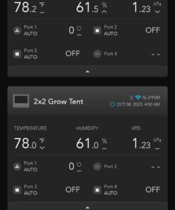 AC Infinity CLOUDLINE PRO T4, Quiet 4” Inline Duct Fan with Temperature Humidity VPD Controller, WiFi Integrated App Control - Ventilation Exhaust Fan for Heating Cooling, Grow Tents, Hydroponics 4-Inch PRO, Smart Controller 39 61gOsXQkJpL