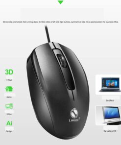 BYNNIX Gaming Mouse Computer Game Console Game Mice USB 3D Design for Playing Games USB Mouse Optical Computer Mouse for Laptop PC 11 61gP7SUsPUL