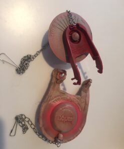 Fluidmaster 502P21 PerforMAX Universal Water-Saving Long Life Toilet Flapper for 2-Inch Flush Valves, Adjustable Solid Frame Design, Easy Install, Red, 1 pack 31 61gPKZh6RYL