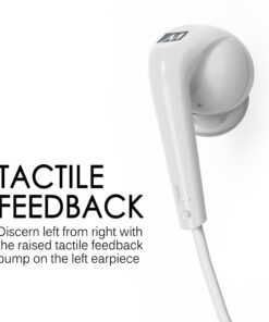 MEE audio RX18 Comfort-Fit in-Ear Headphones with Enhanced Bass (White) Wired White 13 61gQq4k84L