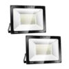 SOLLA 2 Pack 150W LED Flood Light, IP66 Waterproof, 12000lm, 800W Equivalent, Super Bright Outdoor Security Lights, 3000K Warm White, Outdoor Floodlight for Garage, Garden, Lawn and Yard 150watt-2 Pack 23 61gRWa2GhL
