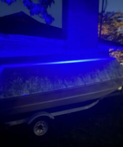 IP65, 12V Waterproof Flexible LED Strip Light(Power Cord not Included), 16.4ft/5m Cuttable LED Light Strips, 300 Units 3528 LEDs Lighting String, LED Tape(Blue) Power Adapter not Included 1*16.4ft 3528 Blue 26 61gS58PlWCL