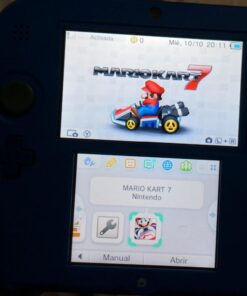 Nintendo 2DS - Electric Blue with Mario Kart 7 Electric Blue 2 31 61gT78pXWnL