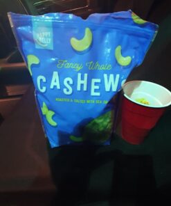 Amazon Brand - Happy Belly Fancy Whole Cashews, Roasted & Sea Salted, 2.75 Pound (Pack of 1) 2.75 Pound (Pack of 1) 41 61gVWZBRDBL