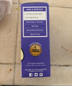 Zarbee's Kids 1mg Melatonin Chewable Tablet, Drug-Free & Effective Sleep Supplement, Easy to Take Natural Grape Flavor Tablets for Children Ages 3 and Up, 30 Count Grape Tablets, 30ct 38 61gVffwdjgL