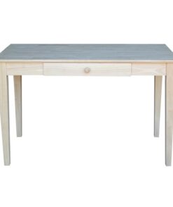 International Concepts Basic Desk with Drawer, Unfinished 42 61gY7lN5d2L