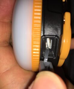 Supernova ® Rechargeable Hanging Tent Light & Backpacking Lantern, Ultimate Battery Operated Camping Lantern, Magnetic Base with Retractable Hook, Pocket Sized Yet Ultra Bright Survival Gear (Orange) Cadmium Orange 27 61gYPUrph8L