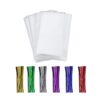 400 Clear Treat Cello Bags and Ties 3x4 for Lollipop Cake Pop Candy Buffet Chocolate Cookie Wedding Supply (3'' x 4'') 3'' x 4'' 43 61gZD2k3szL
