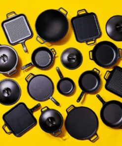 Lodge BOLD 12 Inch Seasoned Cast Iron Grill Pan; Design-Forward Cookware 12" 24 61gZFqQ6GzL 1