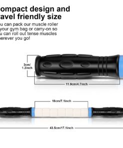 iGreely Premium Muscle Roller The Ultimate Massage Roller Stick 17 Inches Recommended by Physical Therapists Promotes Recovery Fast Relief for Cramps Soreness Tight Muscles-White White 21 61gZiM7keeS
