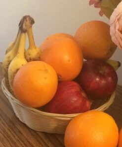 8-Inch Round Woven Bread Roll Baskets, Food Serving Baskets, Basket, Restaurant Quality, Polypropylene Material - Set of 2 19 61gapQ5GTL