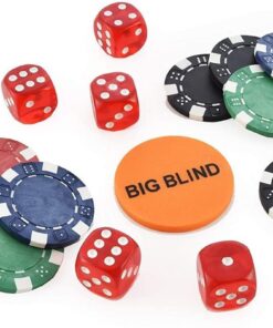 Kovot 300 Chip Dice Style Poker Set in Aluminum Case (11.5 Gram Poker Chips) 20 61gbhRNxteL