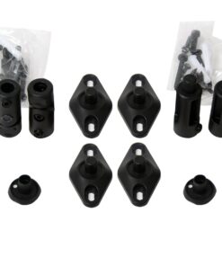 VideoSecu 5 Speaker Wall Ceiling Mount Brackets Black for Home Theater Satellite Speakers 1XZ (Black, 5 Pack) 26 61gcroyIaL