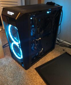 SkyTech Blaze II Gaming Computer PC Desktop – Ryzen 5 2600 6-Core 3.4 GHz, NVIDIA GeForce GTX 1660 6G, 500G SSD, 8GB DDR4, RGB, AC WiFi, Windows 10 Home 64-bit 2600 | GTX 1660 37 61gdRzrTXEL