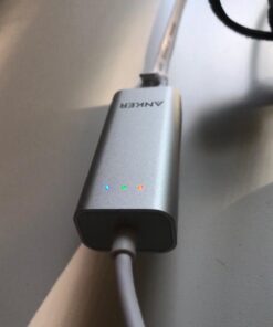 Anker USB C to Gigabit Ethernet Adapter, Aluminum Portable USB C Adapter, for MacBook Pro, MacBook Air 2018 and Later, iPad Pro 2018 and Later, XPS, and More Silver 84 61geRIBtwpL