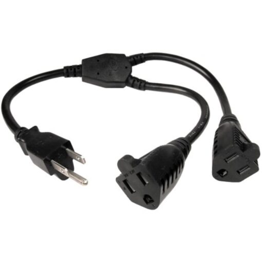 Cables Unlimited 2 Outlet Xtender Power Cord Splitter