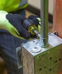 Klein Tools 32561 Multi-Bit Screwdriver / Nut Driver, 6-in-1 Stubby Screwdriver with 2 Phillips, 2 Slotted Bits, 2 Nut Drivers 36 61gg3aSKvBL