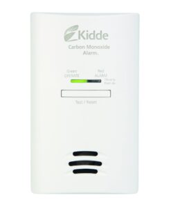 Kidde Carbon Monoxide Detector, Plug In Wall with AA Battery Backup, Test-Hush Button 26 61giQzal2ZS
