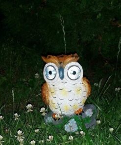Solar Powered Owl Outdoor LED Garden Light 17 61gjRP5YxJL