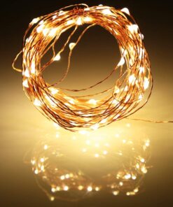 Ariceleo Led Fairy Lights Battery Operated, 1 Pack Mini Battery Powered Copper Wire Starry Fairy Lights for Bedroom, Christmas, Parties, Wedding, Centerpiece, Decoration (5m/16ft Warm White) 19 61gkWOwoI3L