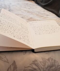 Thick Classic Notebook with Pen Loop - A5 College Ruled Hardcover Writing Notebook with Pocket + Page Dividers Gifts, Banded, Large, 180 Pages, 8.4 x 5.7 in blue 40 61gmjhuC5hL