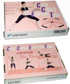 SISYAMA Core Cross Workout Pilates Reformer Exercise Resistance Cords Loop Tube Bands 10 61gnE7Zo4KL
