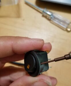 yueton 12pcs Car Truck Rocker Round Toggle LED Switch On-Off Control, Blue, Green, Yellow, Red 38 61goOaEGT6L