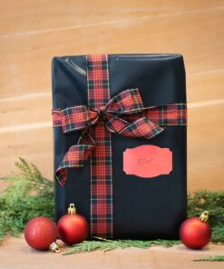 Red Gift Tags Holiday Present Stickers 2 x 3 Inch 100 Total Labels Red Semi Gloss 16 61gp8onJDbL