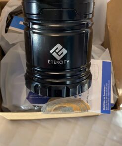 Etekcity Camping Lantern for Emergency Light Hurricane Supplies, Accessories Gear Tent Lights, Lanterns Battery Powered LED for Power Outages, Survival Kits, Operated Lamp, 4 Pack,Black 48 61gqGH6kYpL