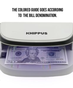Khippus K410 Counterfeit Bill Detector for Money, Credit Cards and IDs 8 61gqKFWGIAL