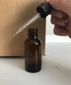 Nelipo 1oz Amber Glass Bottles for Essential Oils with Glass Eye Dropper - Pack of 6 6 Pack 35 61gsTmRjsBL