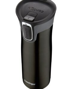 Contigo West Loop Stainless Steel Vacuum-Insulated Travel Mug with Spill-Proof Lid, Keeps Drinks Hot up to 5 Hours and Cold up to 12 Hours, 20oz Black 21 61gud5N0NnL