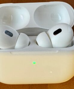 Apple AirPods Pro (2nd Generation) Wireless Ear Buds with USB-C Charging, Up to 2X More Active Noise Cancelling Bluetooth Headphones, Transparency Mode, Adaptive Audio, Personalized Spatial Audio Without AppleCare+ 32 61gusnMdDML