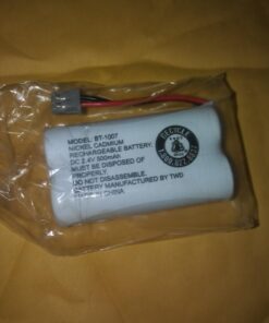 Uniden BBTY0651101 Model BT1007 Nickel-Cadmium Rechargeable Cordless Phone Battery, DC 2.4V 500mAh 5 61gvvibhv5L