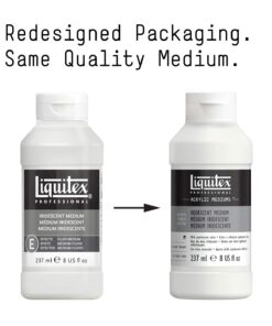 Liquitex Professional Effects Medium, 237ml (8-oz), Iridescent Medium 8-oz 17 61gvwCLdL7L