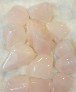 Crystal Allies Materials: 1lb Bulk Tumbled Pink Rose Quartz Stones from Brazil - Large 1" Natural Polished Gemstone Supplies for Wicca, Reiki, and Energy Crystal HealingWholesale Lot 1 LB 29 61gwFcDRZbL