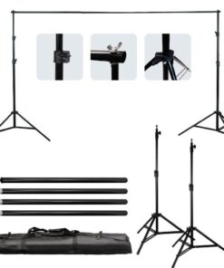 LimoStudio Photo Video Studio 10Ft Adjustable Muslin Background Backdrop Support System Stand, AGG1112 43 61gww3X0AwL